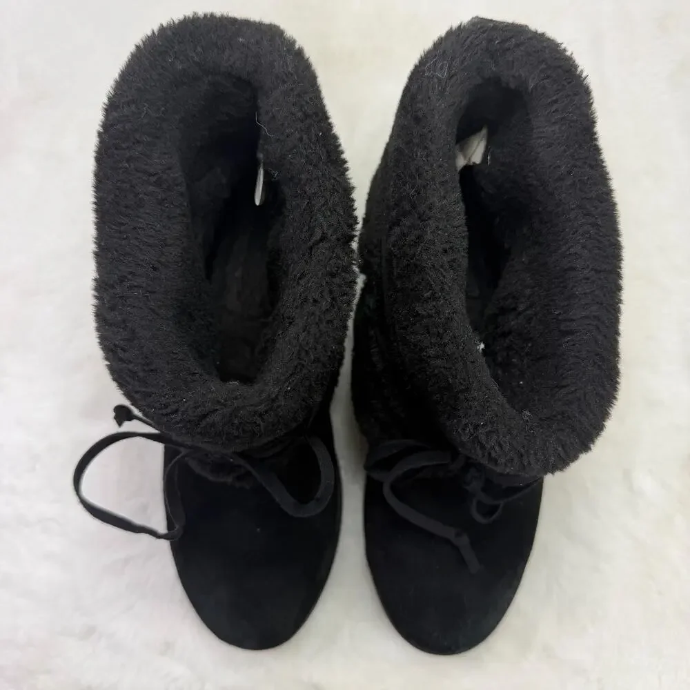 Style & Co. Women’s Korri Faux-Fur Lined Lace-Up Winter Snow Boots Size 7